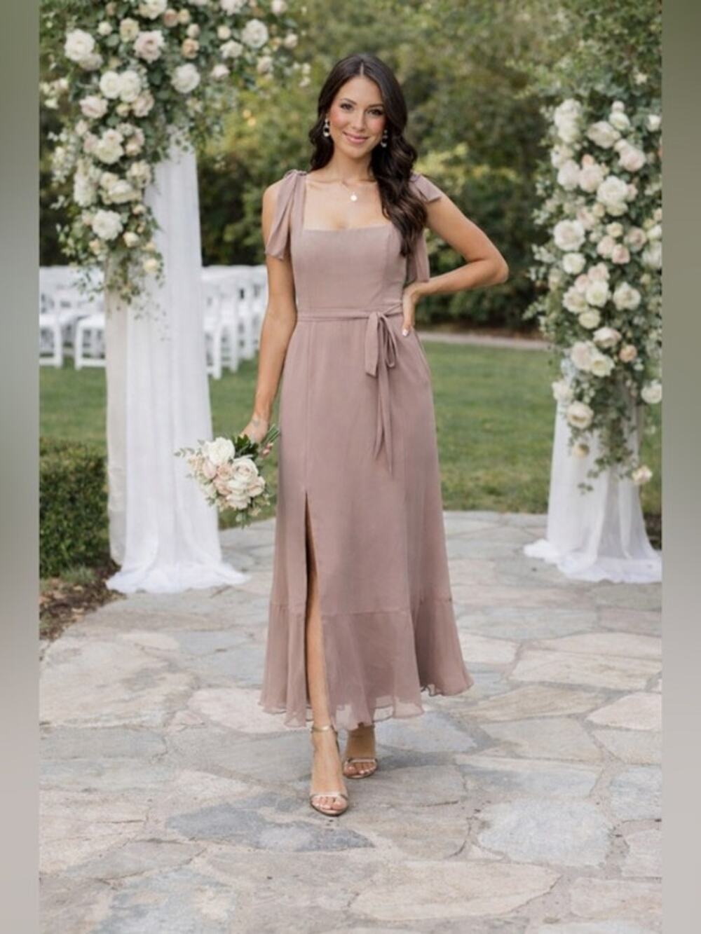 Show Me Your Mumu Claire Midi Dress Sz S Bridesmaid Wedding Guest Formal NWT